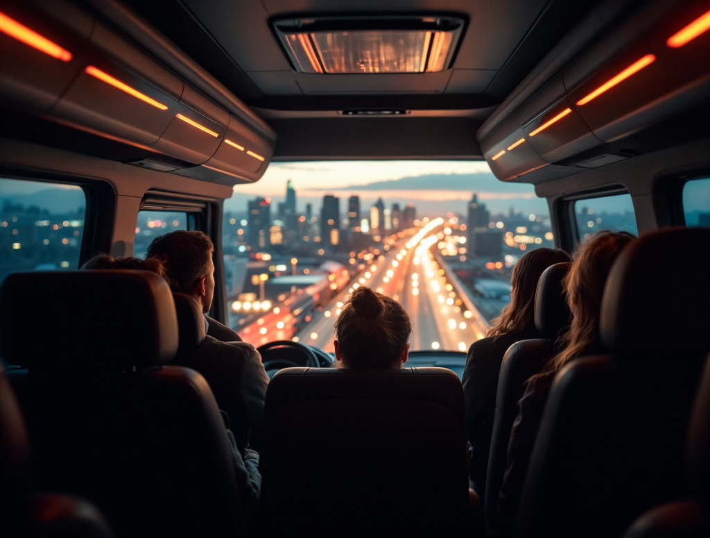3C – Inside ride from airport to hotel-Airport to Hotel in One Smooth Ride: Booking a Sprinter Van Airport Transfer