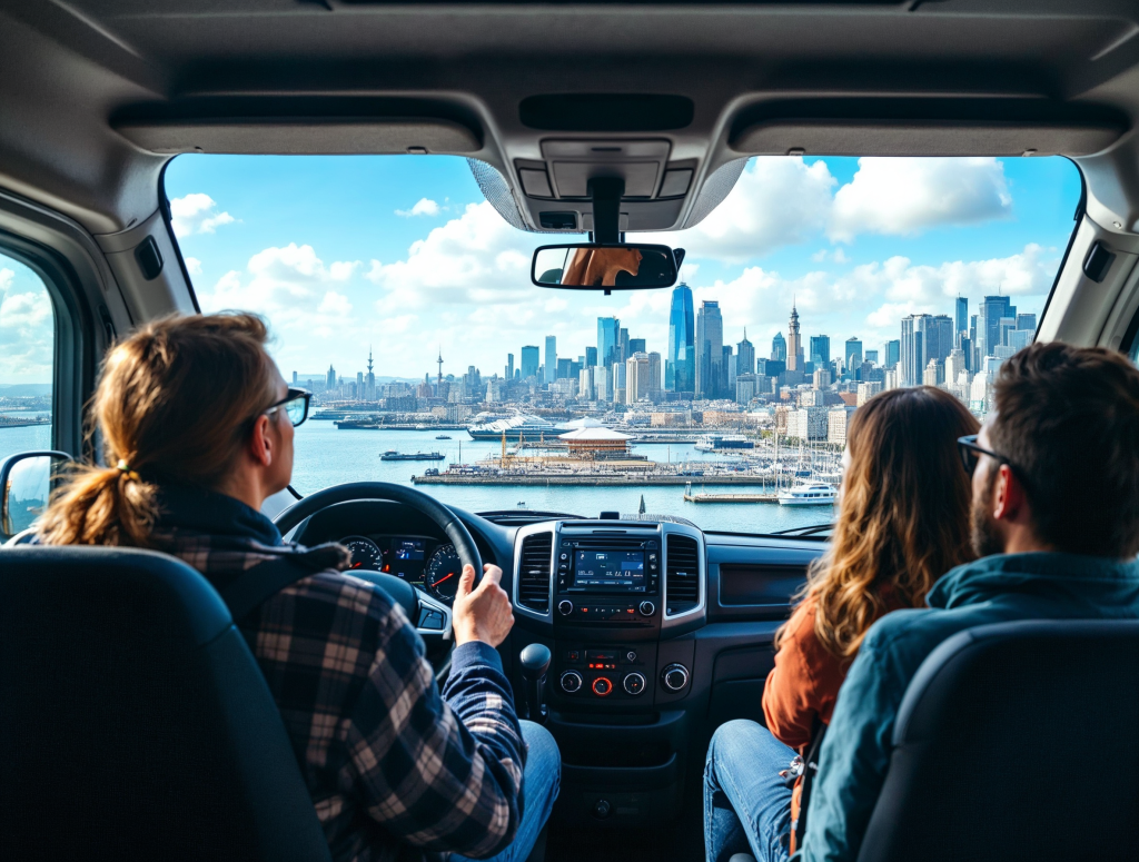 5B – City sightseeing from the van-Private Cruise Port Day Trips: How to Use a Luxury Sprinter Van for Shore Adventures